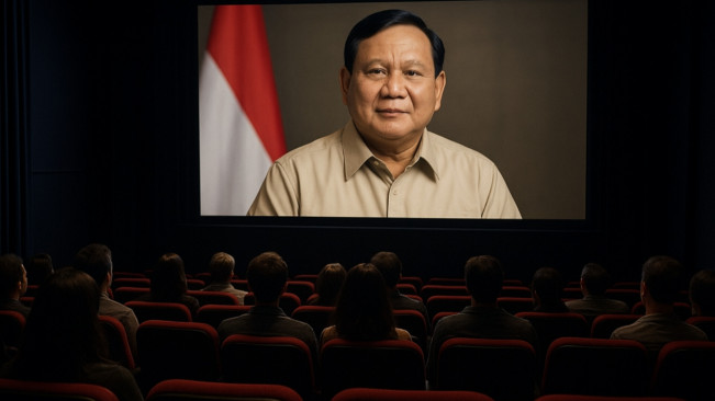 Viral Video Presiden Prabowo Diputar di Bioskop, Netizen Tuai Pro Kontra